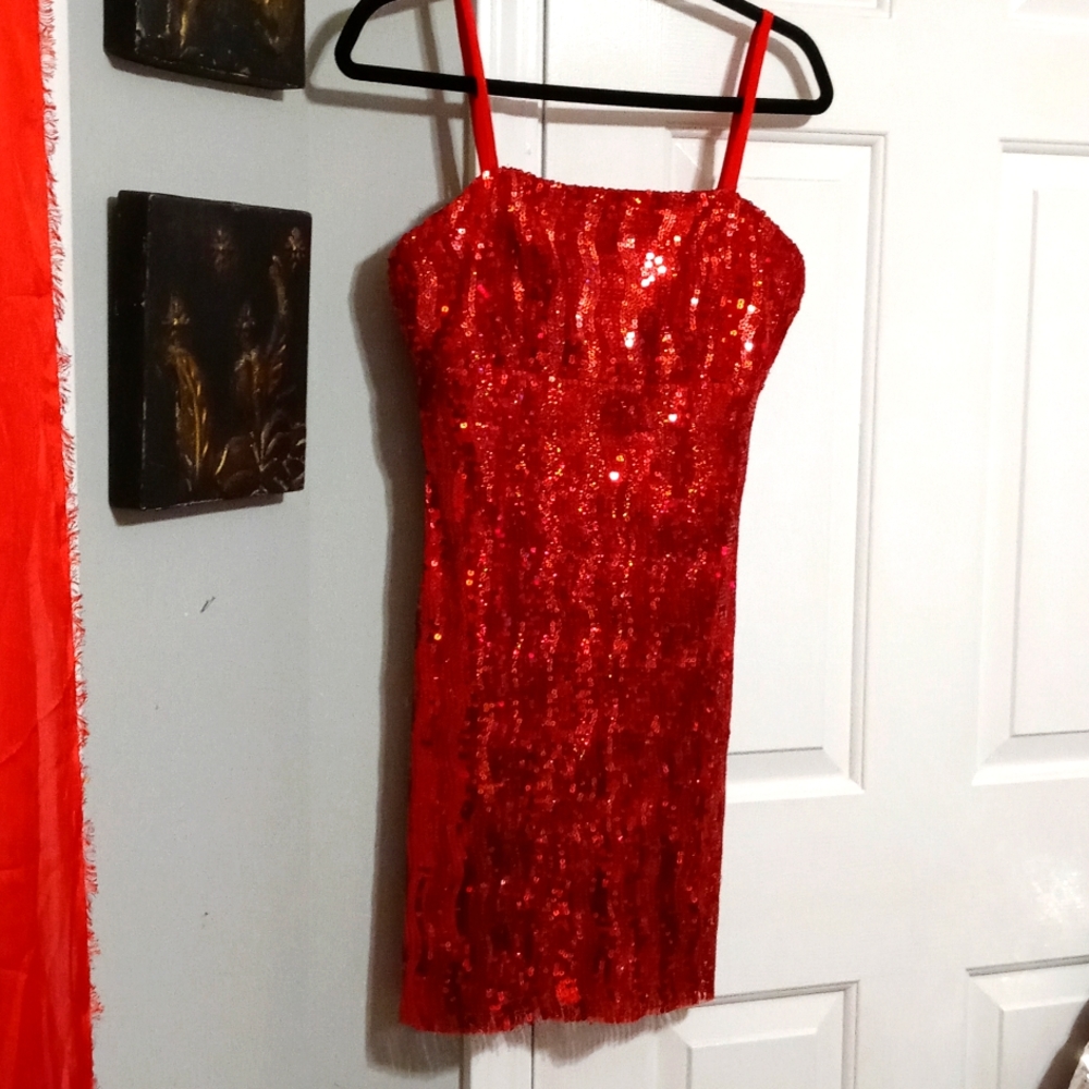Red dress